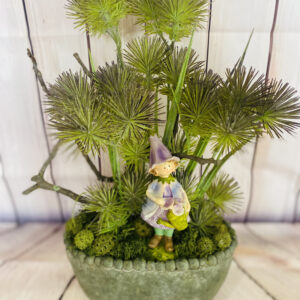 Lila-zöld  asztaldísz