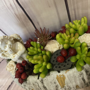 Angyalkás sírdísz.