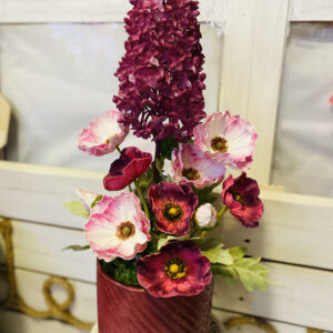 Orgonás asztaldísz.