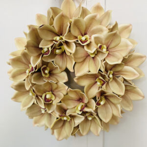 Orchideás ajtódísz II.
